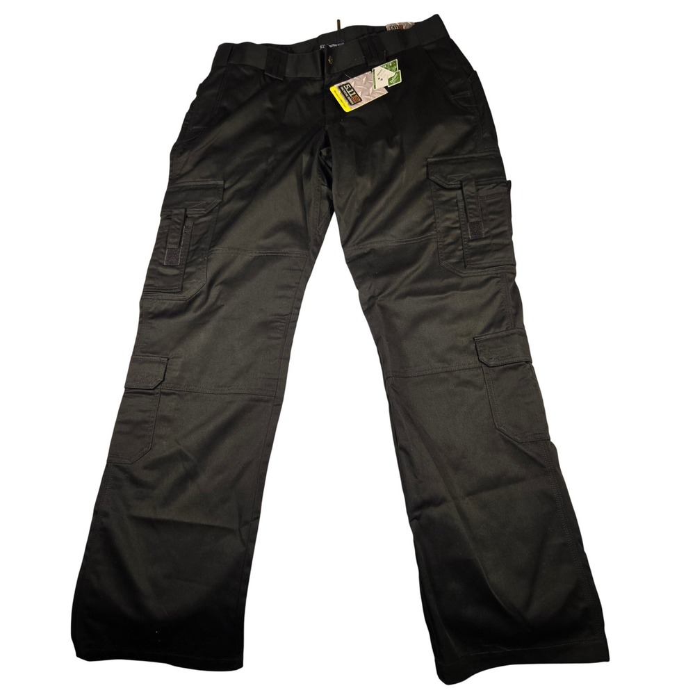 5.11 Tactical Series Womens EMS Pants Black Size 20 Long Teflon Cargo 64301L